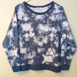 Grayson/Threads Women's Sweatshirt Sz L. Gray & White